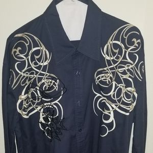 Reward brand long sleeved dress shirt